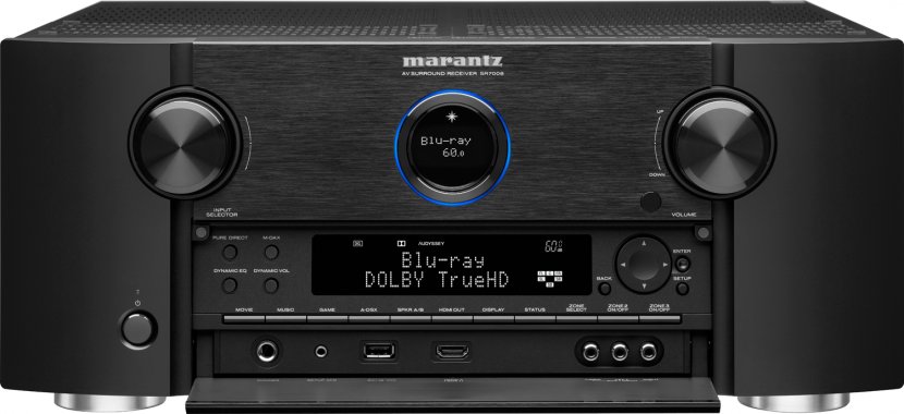 AV Receiver Home Theater Systems Marantz Dolby Atmos Surround Sound - Audio Cassette Transparent PNG