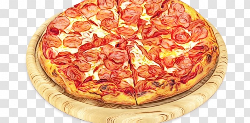 Pizza Food Dish Cuisine Pepperoni - Paint - Californiastyle Ingredient Transparent PNG