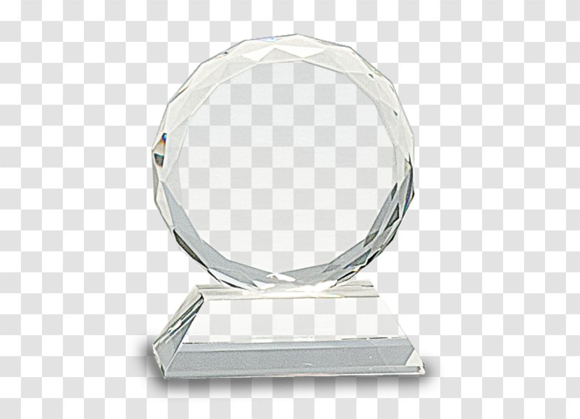 Crystal Glass Award Facet Engraving Transparent PNG