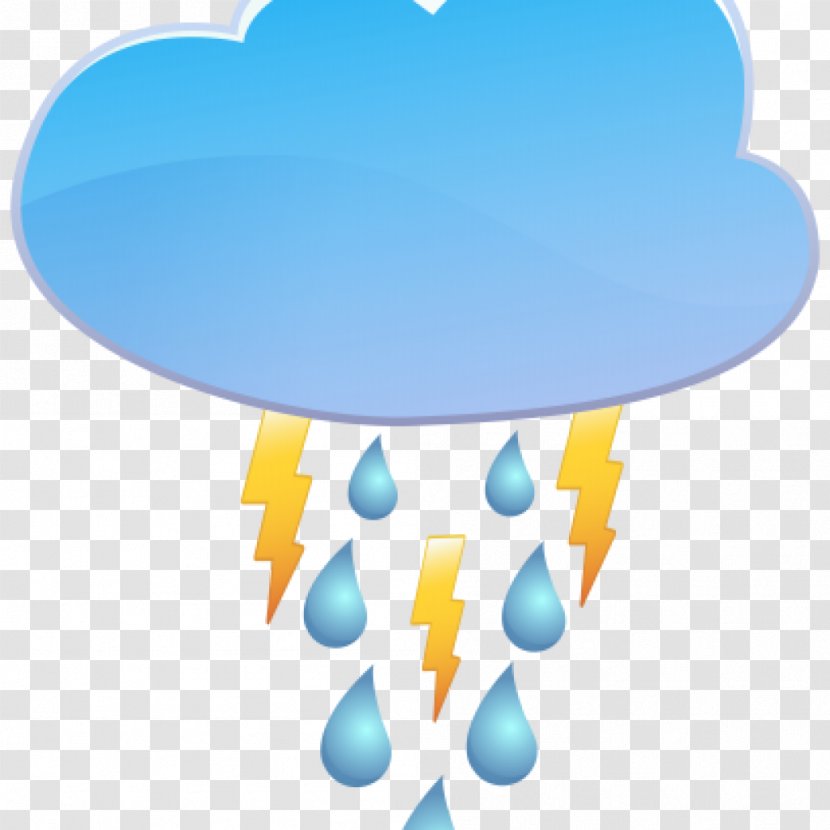 Rain Cloud Thunderstorm Transparent PNG