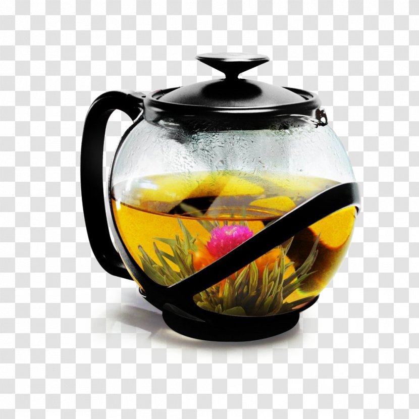 Kettle Teapot Infuser Pitcher - Lemon Tea Transparent PNG