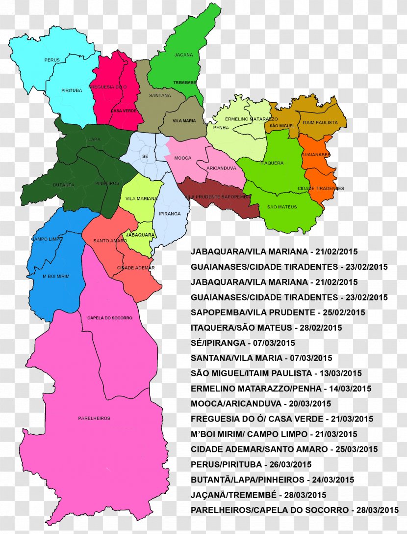 São Paulo Map Region Atlas City - Area - Racial Transparent PNG