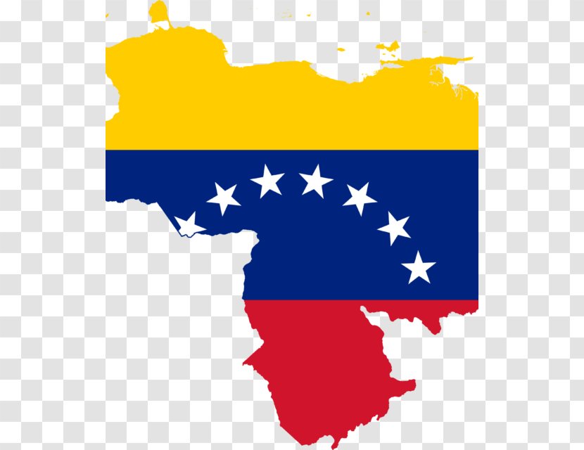 Flag Of Venezuela File Negara Map - Vector Transparent PNG