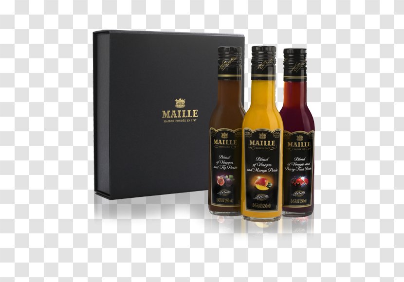 Liqueur Wine Vinegar Dijon Mustard Maille - Distilled Beverage Transparent PNG