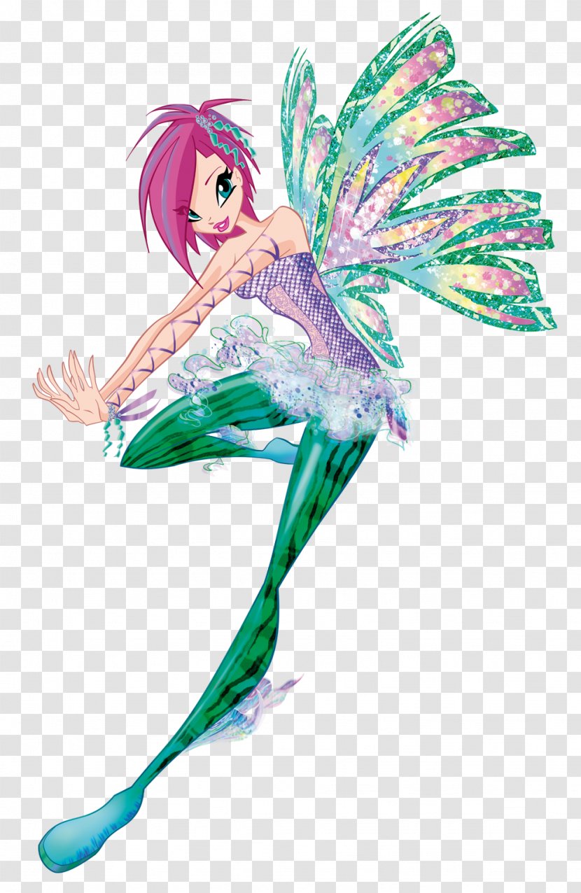 Tecna Bloom Flora Musa Sirenix - Splicing Transparent PNG