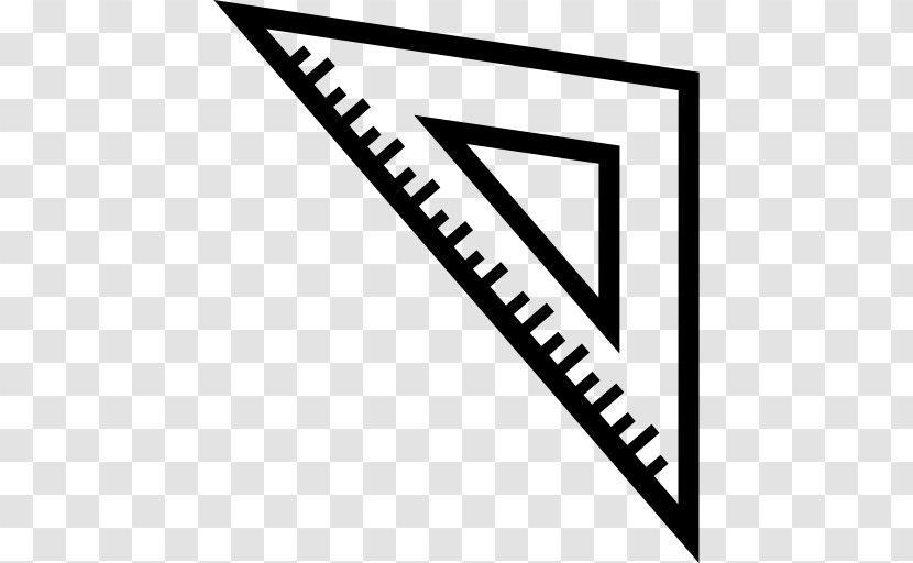Ruler Set Square Clip Art - Geometry - Long Transparent PNG
