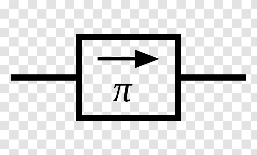 Gyrator Electronic Symbol International Electrotechnical Commission Circuit - Area - Single Line Transparent PNG