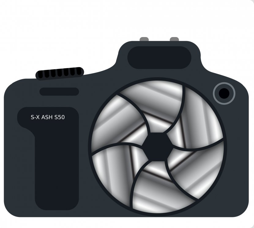 Digital SLR Camera Clip Art - Brand - Large Cliparts Transparent PNG