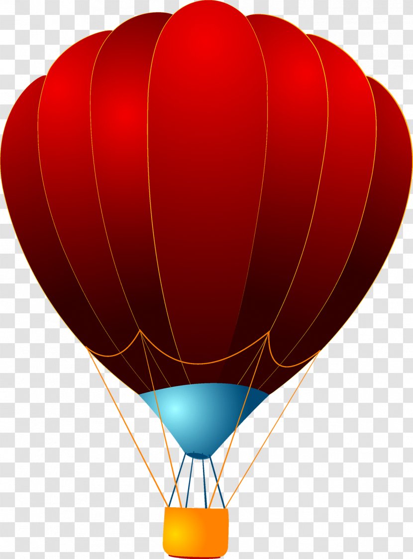 Hot Air Ballooning Red - Gratis - Balloon Transparent PNG