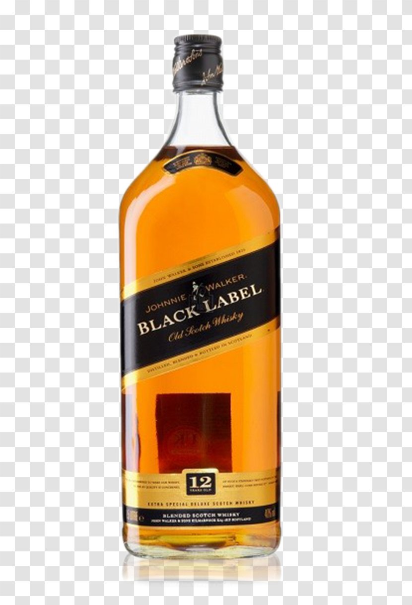 Scotch Whisky Blended Whiskey Liqueur Johnnie Walker - Alcoholic Beverage - Johnny Transparent PNG