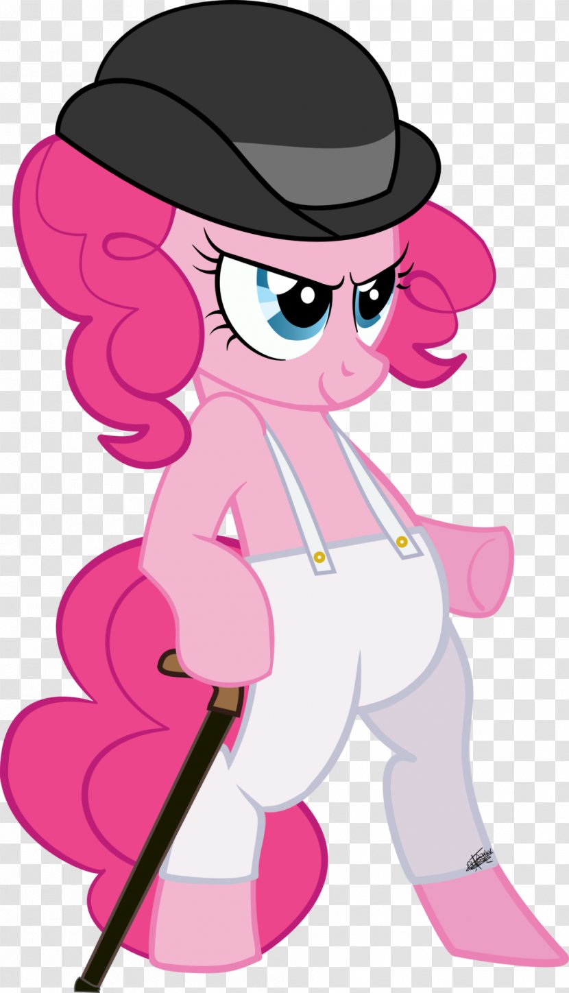 Pony Pinkie Pie A Clockwork Orange Horse Illustration - Heart Transparent PNG