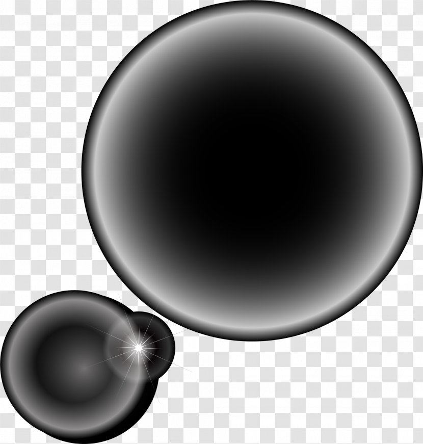 White Black Sphere - And - Fresh Circle Transparent PNG