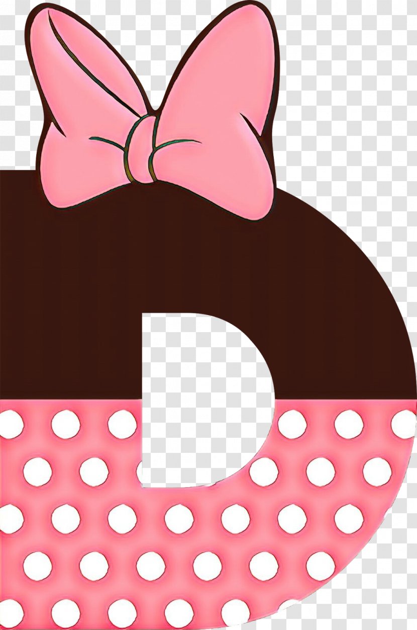 Minnie Mouse Mickey Letter Alphabet - Pink Transparent PNG