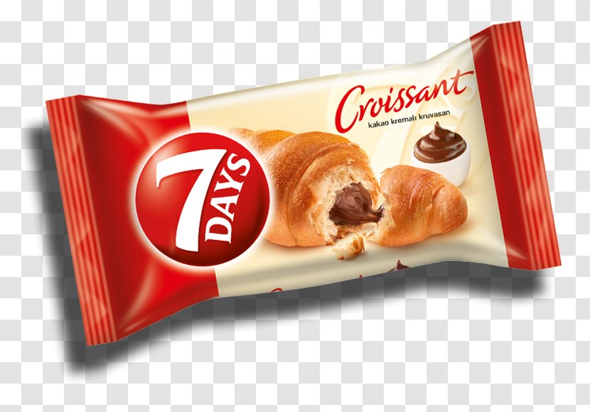 Croissant Pain Au Chocolat Cream Chocolate Vanilla - Dessert - Turk Transparent PNG