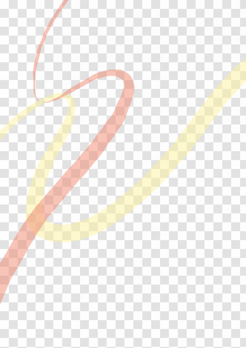 Yellow Font - Pink Ribbon Transparent PNG