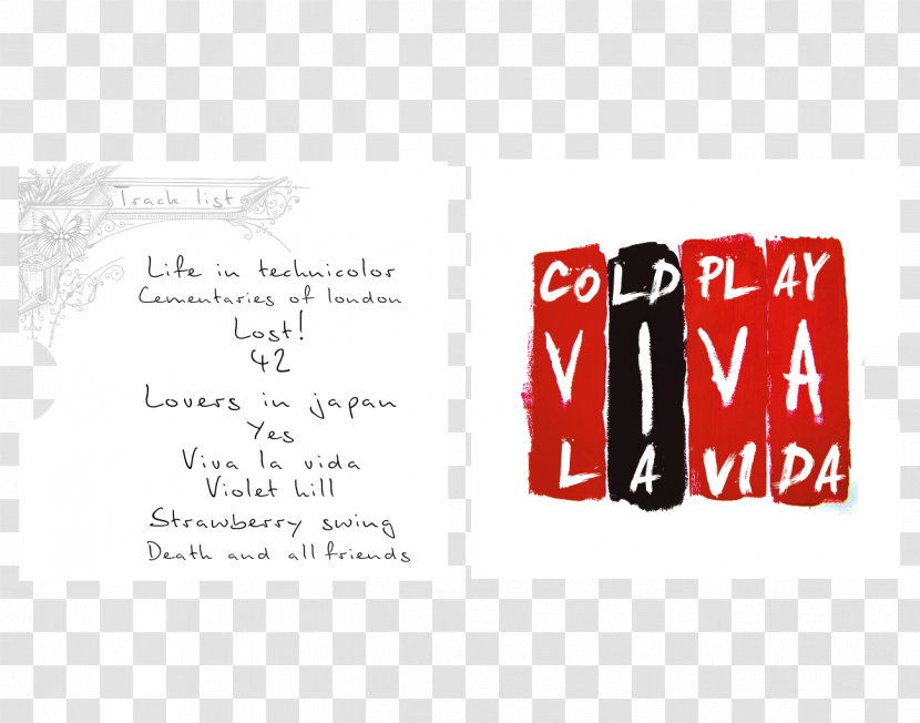 Viva La Vida Or Death And All His Friends Coldplay T-shirt X&Y - Flower Transparent PNG