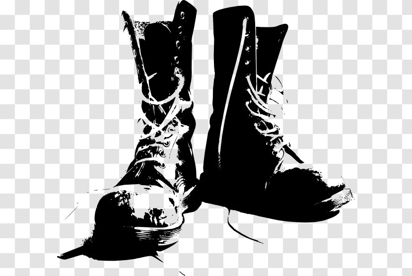 Combat Boot Soldier Military Shoe Transparent PNG