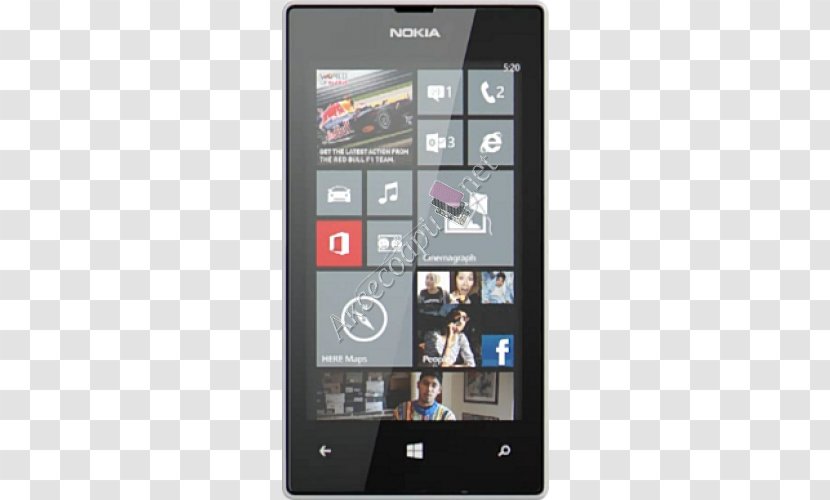 Feature Phone Smartphone Nokia Lumia 520 Windows 8 Transparent PNG