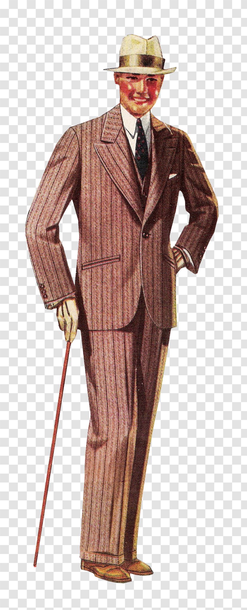 1920s 1940s 1930s Suit Fashion - Clothing - Gatsby Transparent PNG
