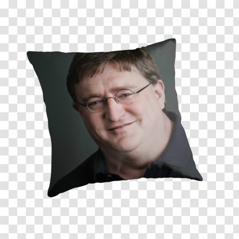 Gabe Newell Half-Life 2: Episode Three Counter-Strike Pillow The Elder Scrolls V: Skyrim - Throw - Transparent Transparent PNG