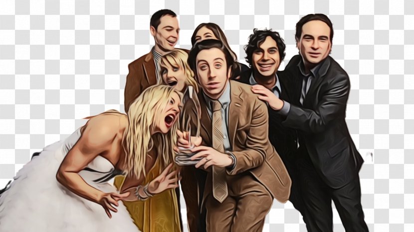 Penny Sheldon Cooper Howard Wolowitz Leonard Hofstadter Raj Koothrappali - Event - Big Bang Theory Season 11 Transparent PNG
