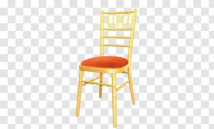 Orange - Chair - Chiavari Plastic Transparent PNG