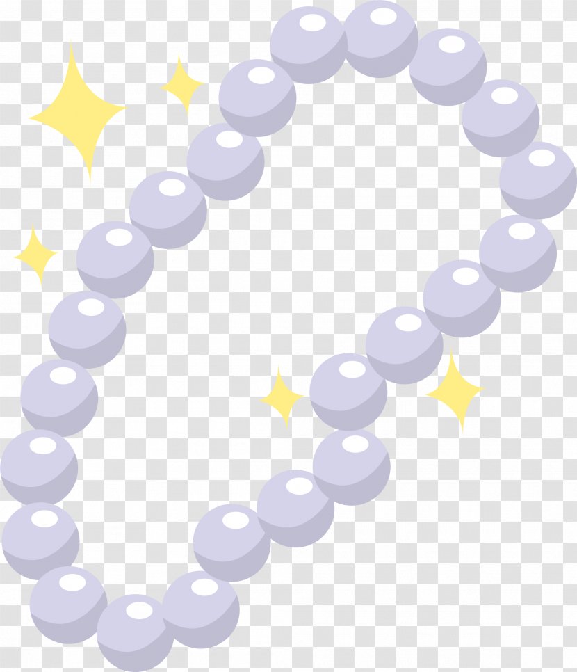 Pearl Necklace Cartoon - Drawing - Purple Transparent PNG