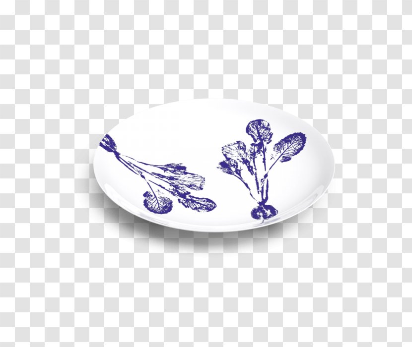Plate Blue And White Pottery Platter Tableware - Lilac Transparent PNG