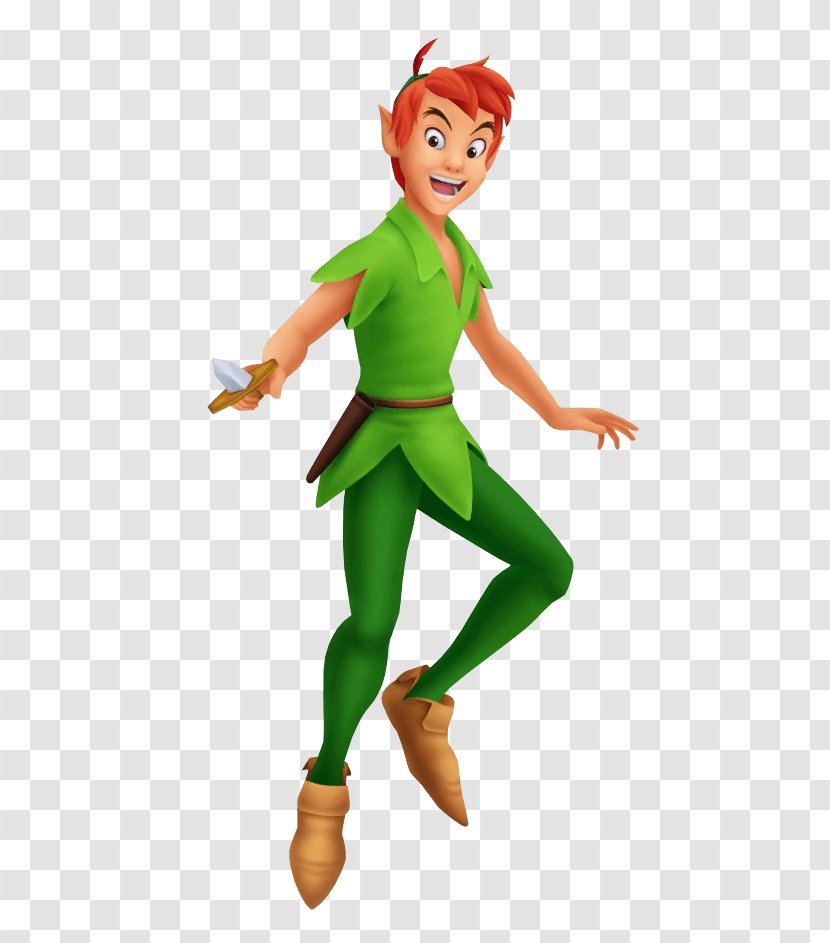 Peeter Paan Peter Pan Kingdom Hearts Birth By Sleep Tinker Bell Captain Hook - Shoe - Mermaid Transparent PNG