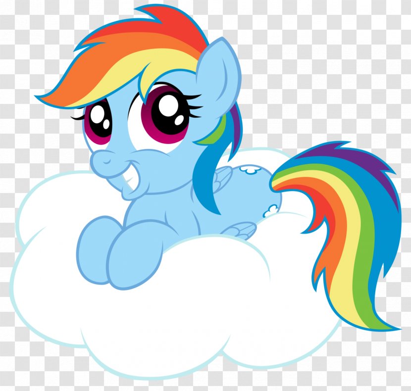 Rainbow Dash My Little Pony Pinkie Pie - Watercolor - Cloud Transparent PNG