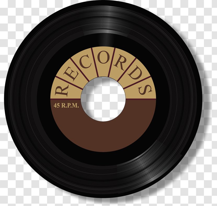 Phonograph Record LP 45 RPM - Silhouette - Discos Transparent PNG
