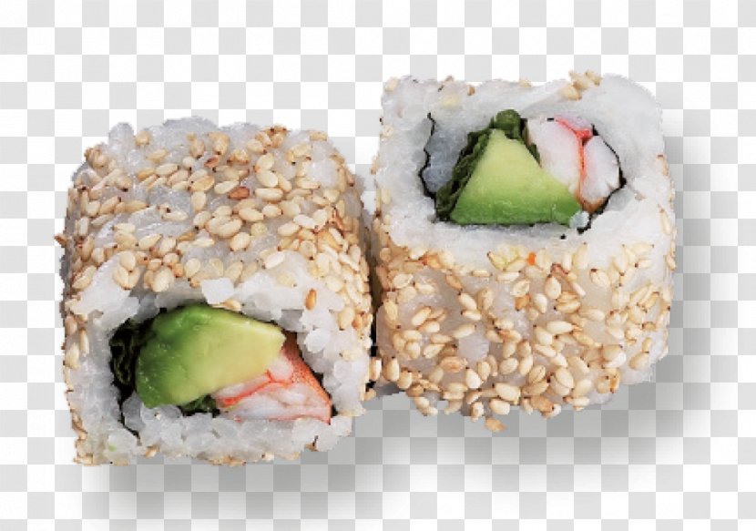 California Roll Gimbap Vegetarian Cuisine Sushi Recipe Transparent PNG