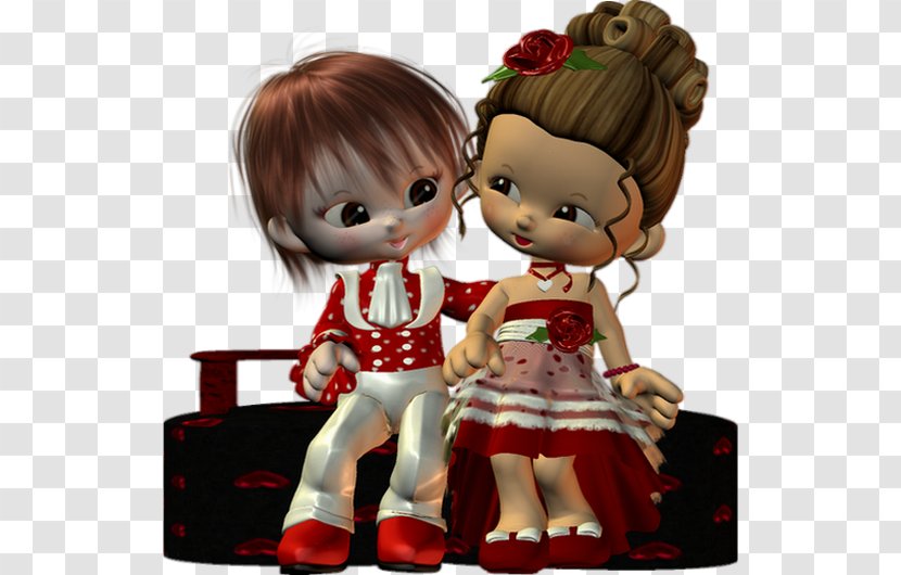Valentine's Day Doll - Couple Valentine Transparent PNG