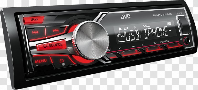 Vehicle Audio Head Unit Radio Receiver JVC KD-R650 - Loudspeaker Transparent PNG