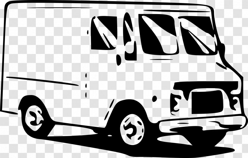 Food Truck Car Clip Art - Van - FOOD TRUCK Transparent PNG