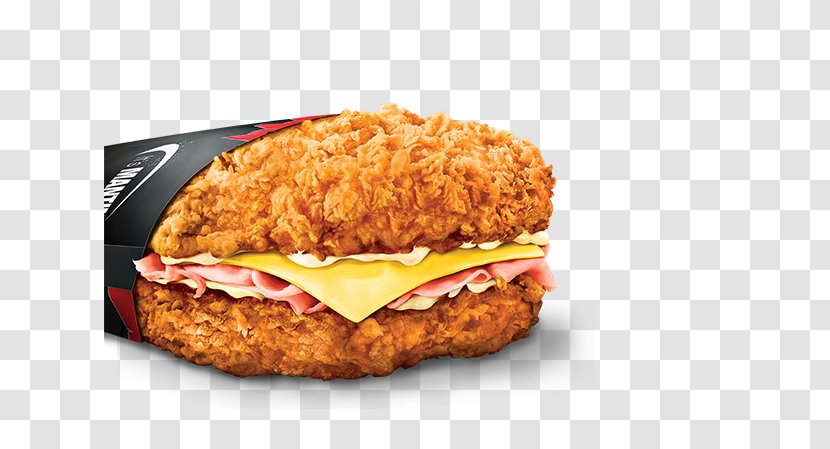 Fried Chicken KFC Hamburger Breakfast Sandwich - Kfc Doubledown Transparent PNG