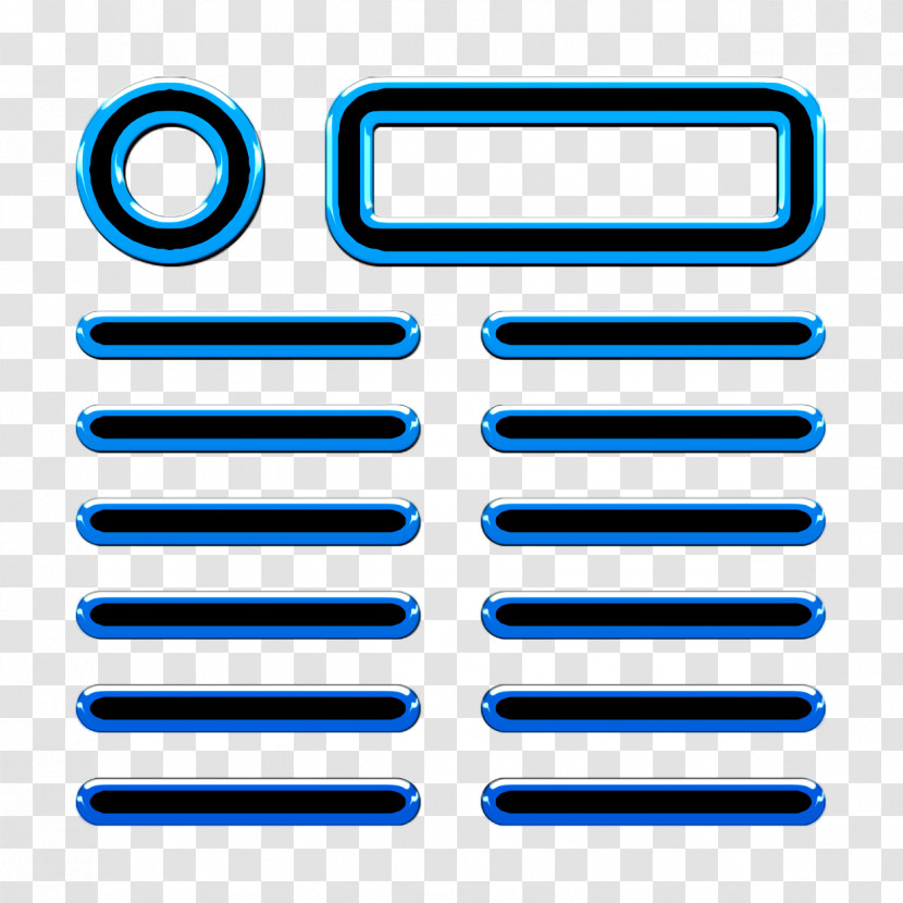 Ui Icon Wireframe Icon Transparent PNG