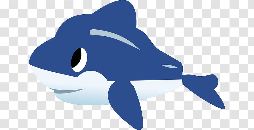 Dolphin Clip Art - Organism - Cute Whale Transparent PNG