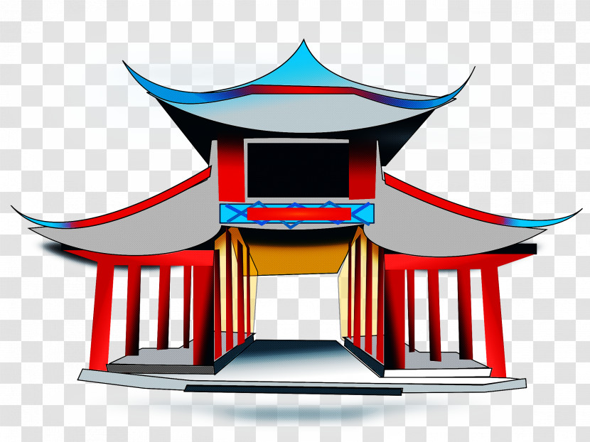Chinese Architecture Temple Place Of Worship Architecture Pagoda Transparent PNG