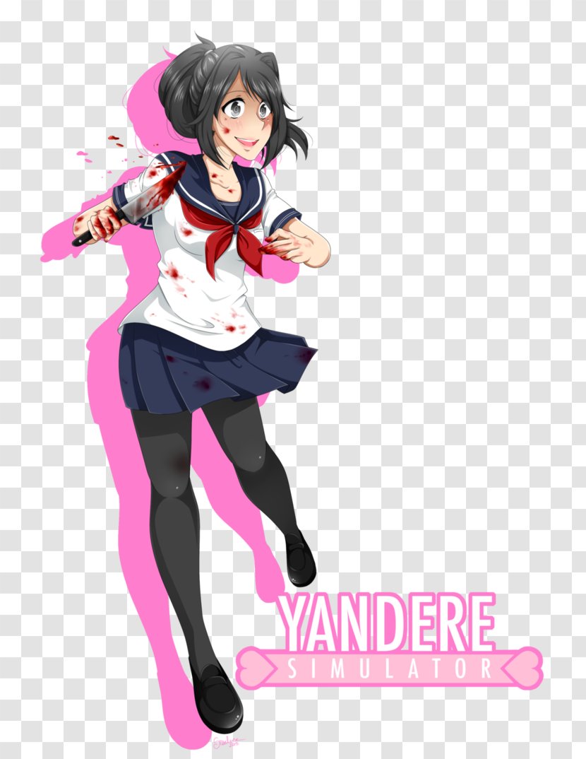 Yandere Simulator Fan Art - Frame Transparent PNG