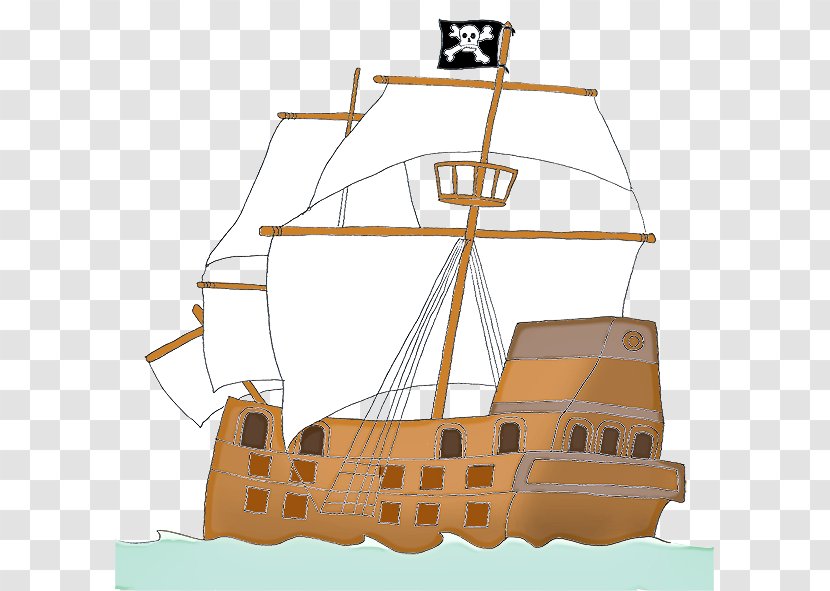 Sailing Ship Galleon Caravel Vehicle Boat - Naval Architecture Watercraft Transparent PNG