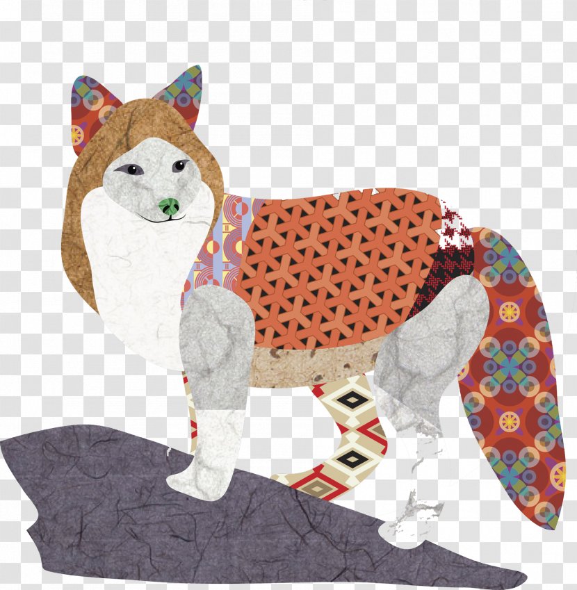 Illustration - Fox - Hand Painted Transparent PNG