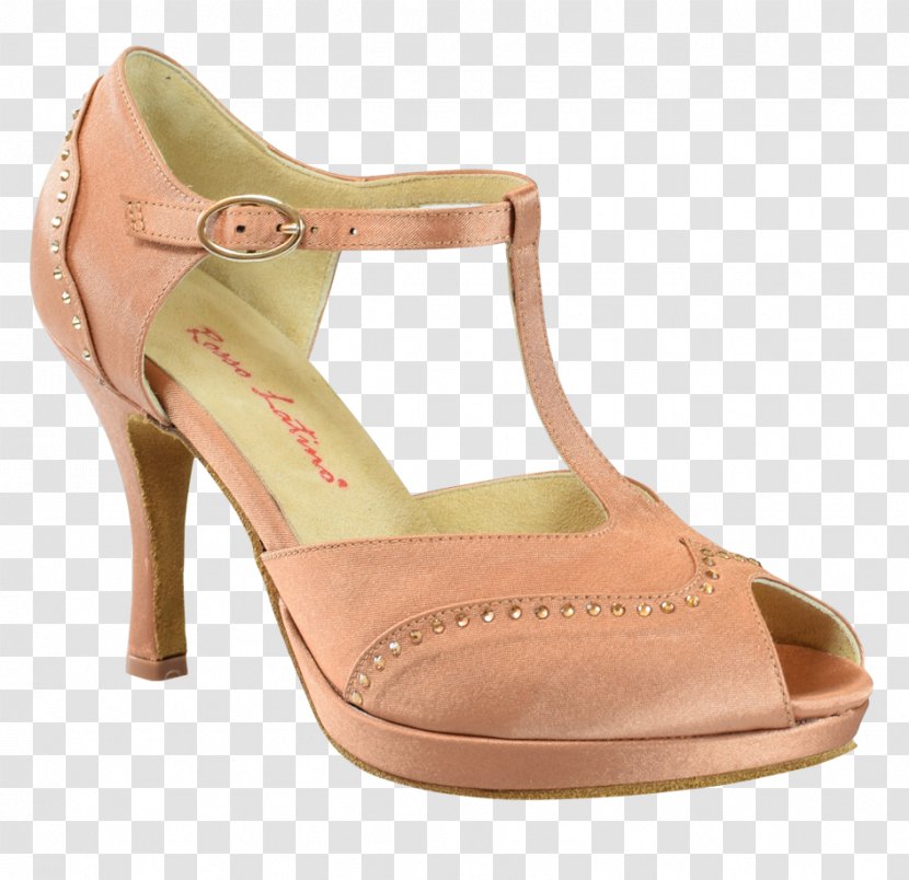 Sandal Shoe Beige Walking Pump - Footwear Transparent PNG