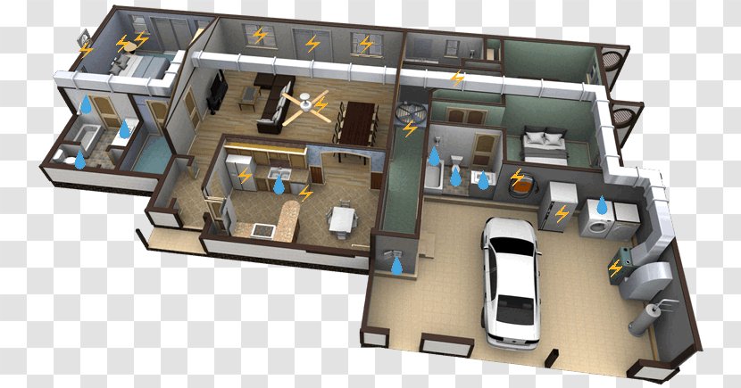Interior Design Services House Floor Plan Product - Water Efficiency Transparent PNG