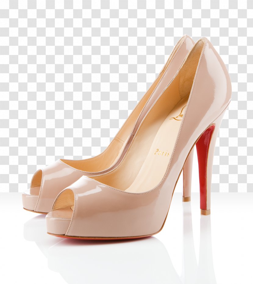 Court Shoe Peep-toe Patent Leather High-heeled Footwear - Slingback - Louboutin Transparent PNG