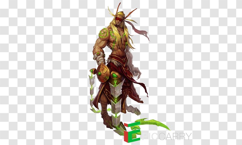 World Of Warcraft: Legion Blood Elf Concept Art Wowhead - Illidan Stormrage - Wowwiki Transparent PNG