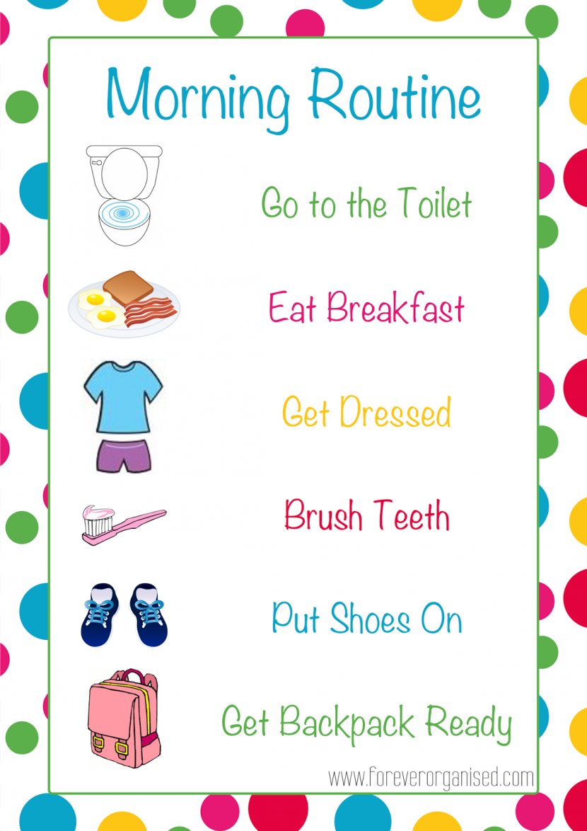 Morning Child Clip Art - Happiness - Routine Transparent PNG