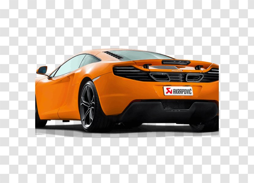 McLaren 12C Exhaust System Car 650S - Supercar - Mclaren Transparent PNG