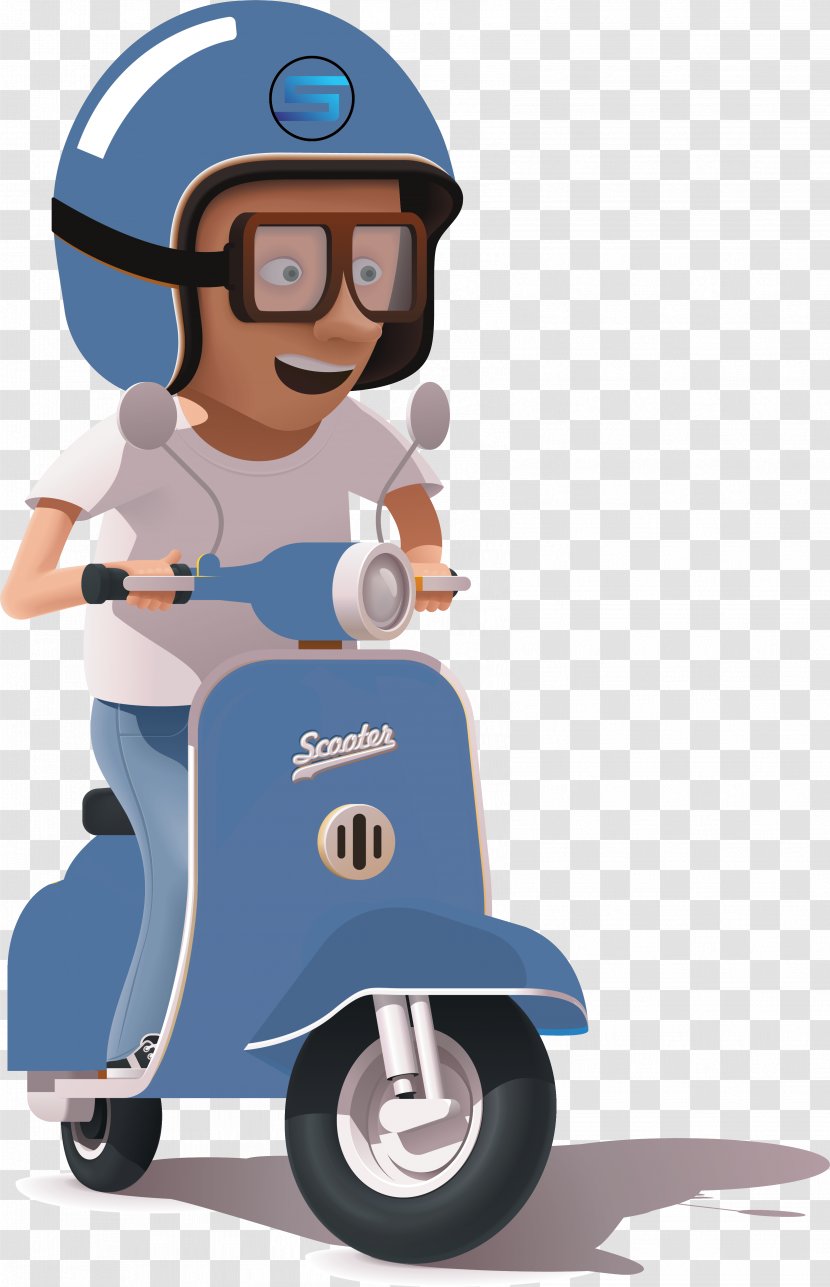 Pizza Delivery Vector Graphics Scooter Motorcycle - Viscosity Transparent PNG