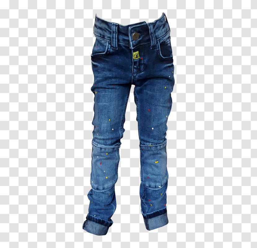 Jeans Denim Slim-fit Pants Zipper - Cobalt Blue Transparent PNG